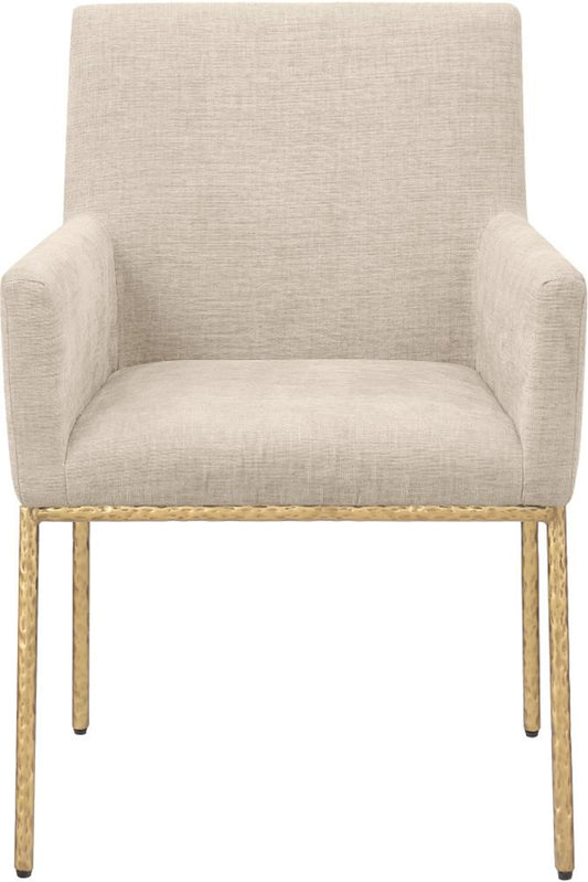 Meridian Furniture - Reeves Beige Chenille Fabric Dining Chair (Set of 2) - 11002Beige-C veiw 2