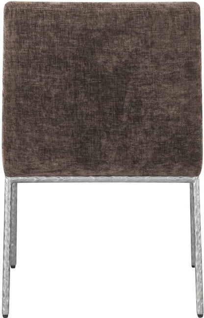 Meridian Furniture - Reeves Brown Chenille Fabric Dining Chair (Set of 2) - 11003Brown-C veiw 4