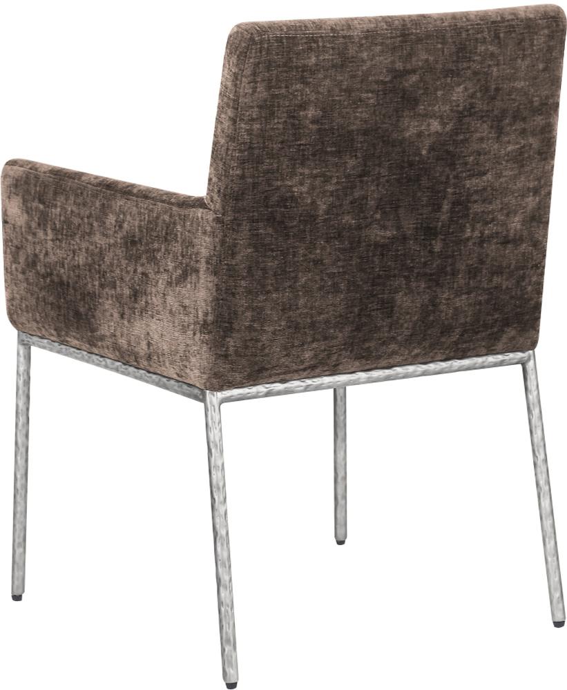 Meridian Furniture - Reeves Brown Chenille Fabric Dining Chair (Set of 2) - 11003Brown-C veiw 5