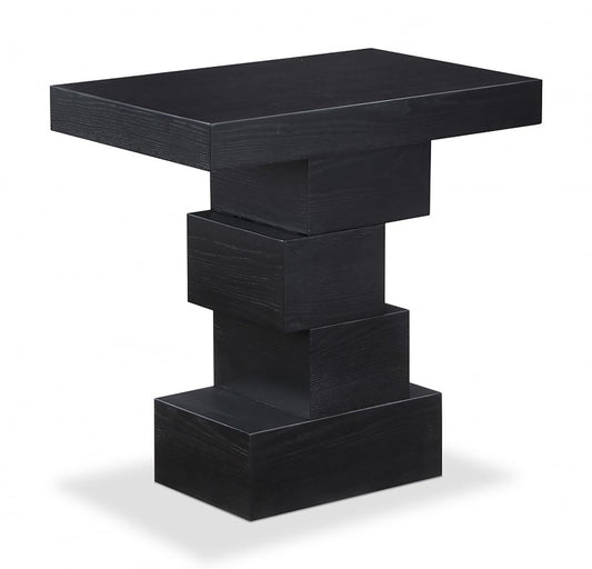 Meridian Furniture - Westmount Black End Table - 2Pc - 499Black-ET veiw 1