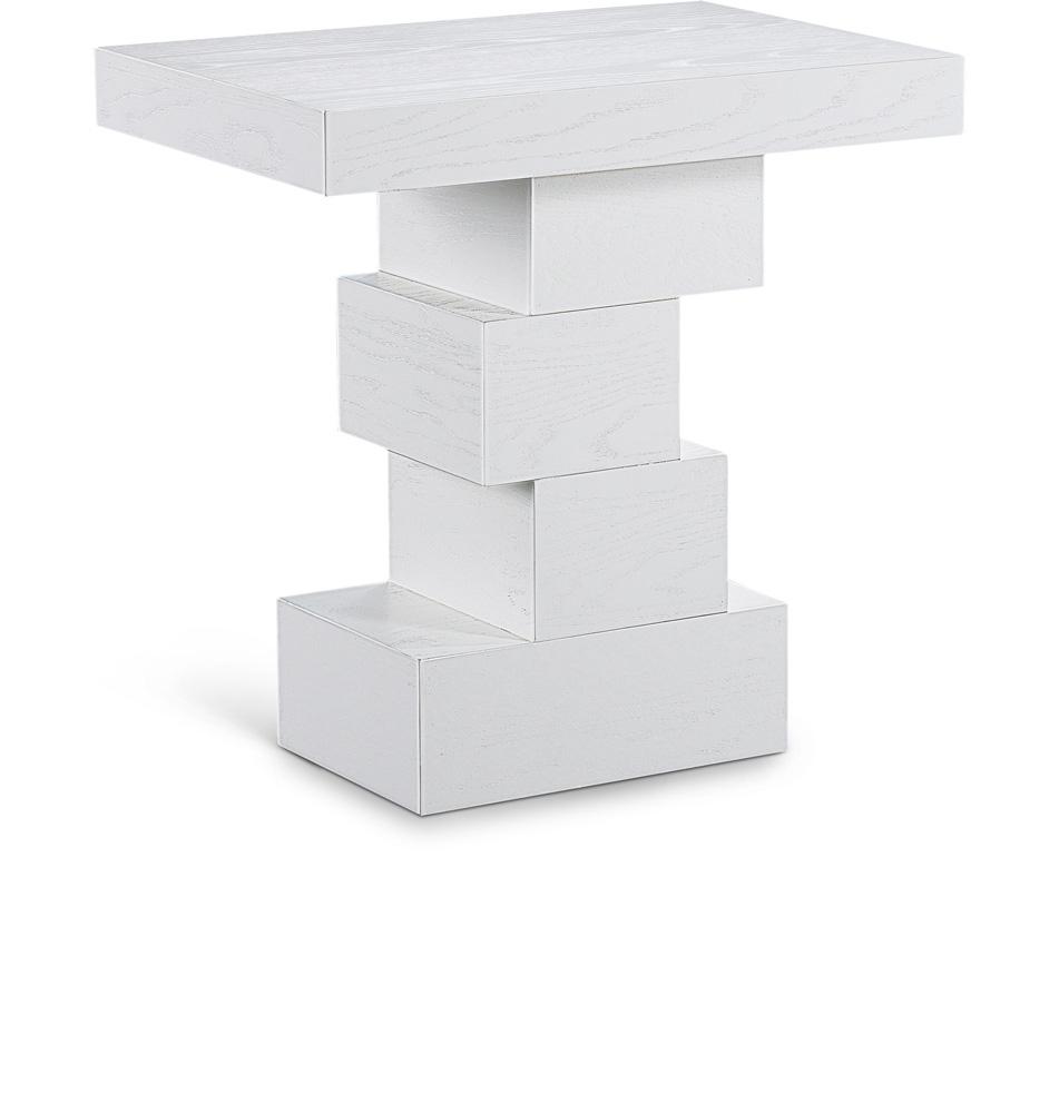 Meridian Furniture - Westmount Off-White End Table - 2Pc - 499White-ET veiw 1