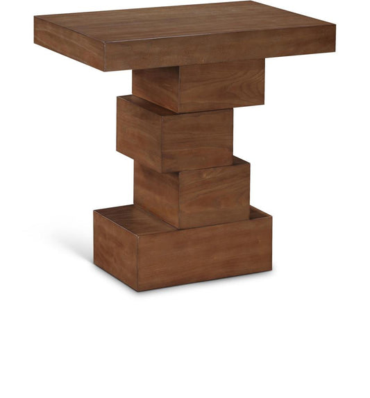 Meridian Furniture - Westmount Walnut End Table - 2Pc - 499Walnut-ET veiw 1