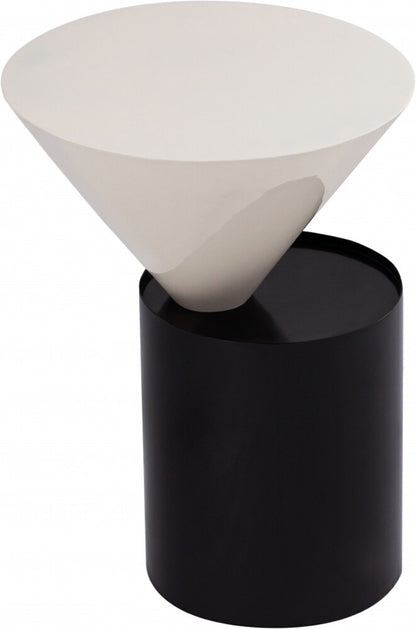 Meridian Furniture - Damon White End Table - 266-E veiw 2