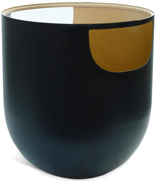 Meridian Furniture - Doma Black / Gold End Table - 286-ET veiw 1