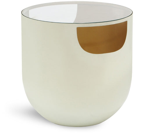 Meridian Furniture - Doma Cream / Gold End Table - 280-ET veiw 1