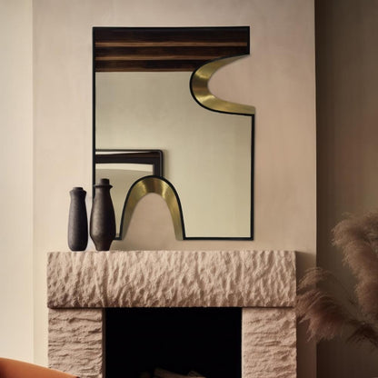Meridian Furniture - Soleil Black Mirror - 468Black-36M veiw 2