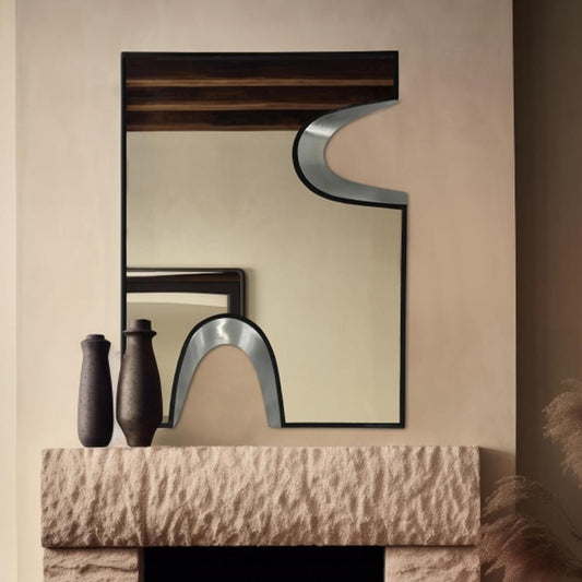 Meridian Furniture - Soleil Black Mirror - 469Black-36M veiw 2