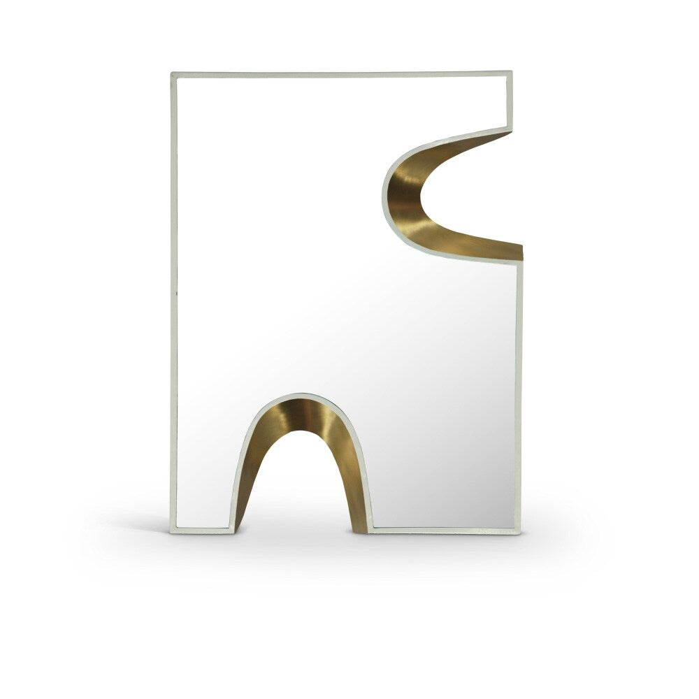 Meridian Furniture - Soleil Cream Mirror - 468Cream-36M veiw 1