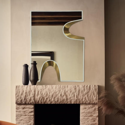 Meridian Furniture - Soleil Cream Mirror - 468Cream-36M veiw 2