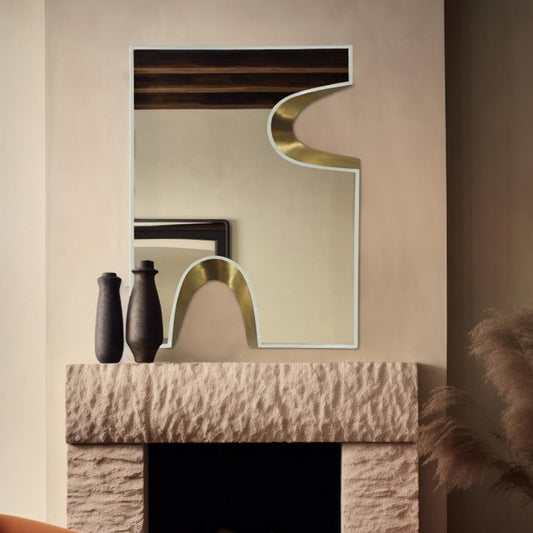 Meridian Furniture - Soleil Cream Mirror - 468Cream-36M veiw 2