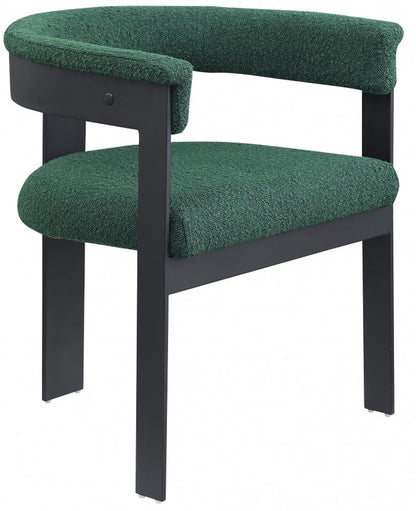 Meridian Furniture - Romeo Green Boucle Fabric Dining Chair (Set of 2) - 471Green-C veiw 1