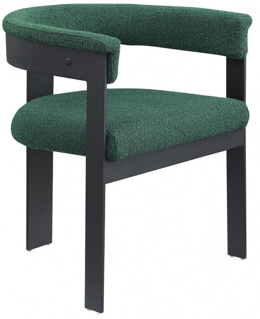 Meridian Furniture - Romeo Green Boucle Fabric Dining Chair (Set of 2) - 471Green-C veiw 1