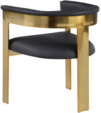 Meridian Furniture - Romeo Black Vegan Leather Dining Chair (Set of 2) - 831Black-C veiw 5