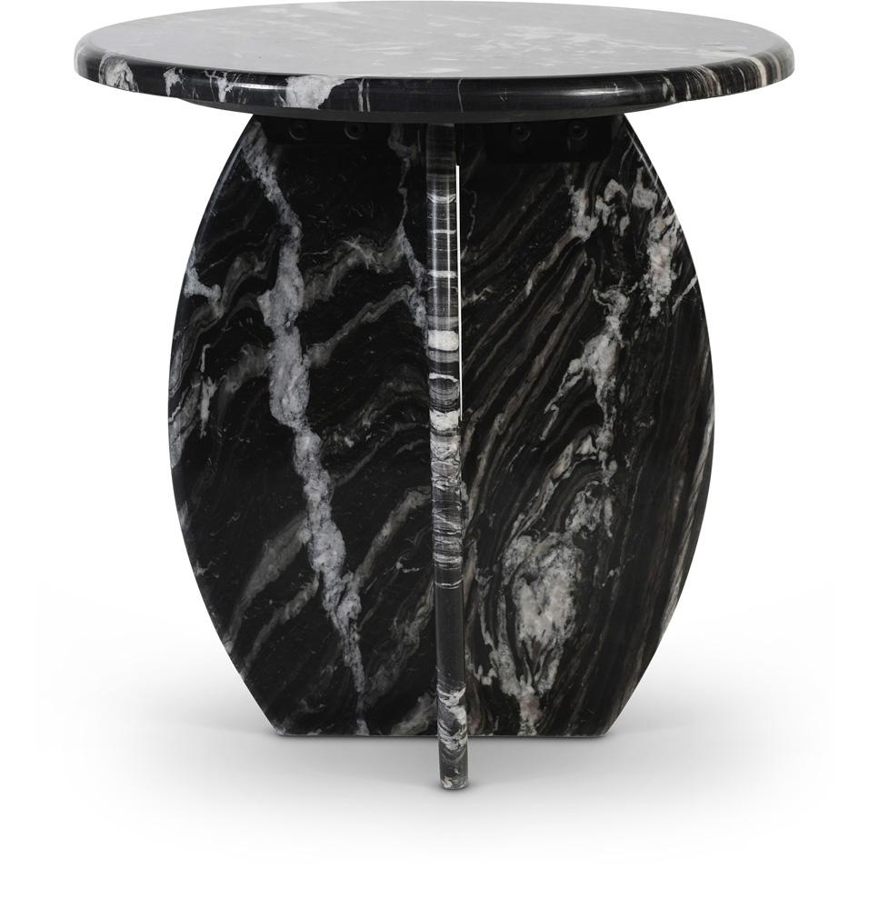 Meridian Furniture - Formentera Black End Table - 219Black-ET veiw 1