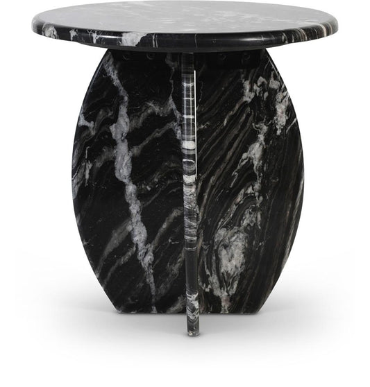 Meridian Furniture - Formentera Black End Table - 219Black-ET veiw 1