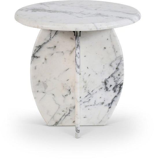 Meridian Furniture - Formentera White End Table - 2Pc - 219White-ET veiw 1
