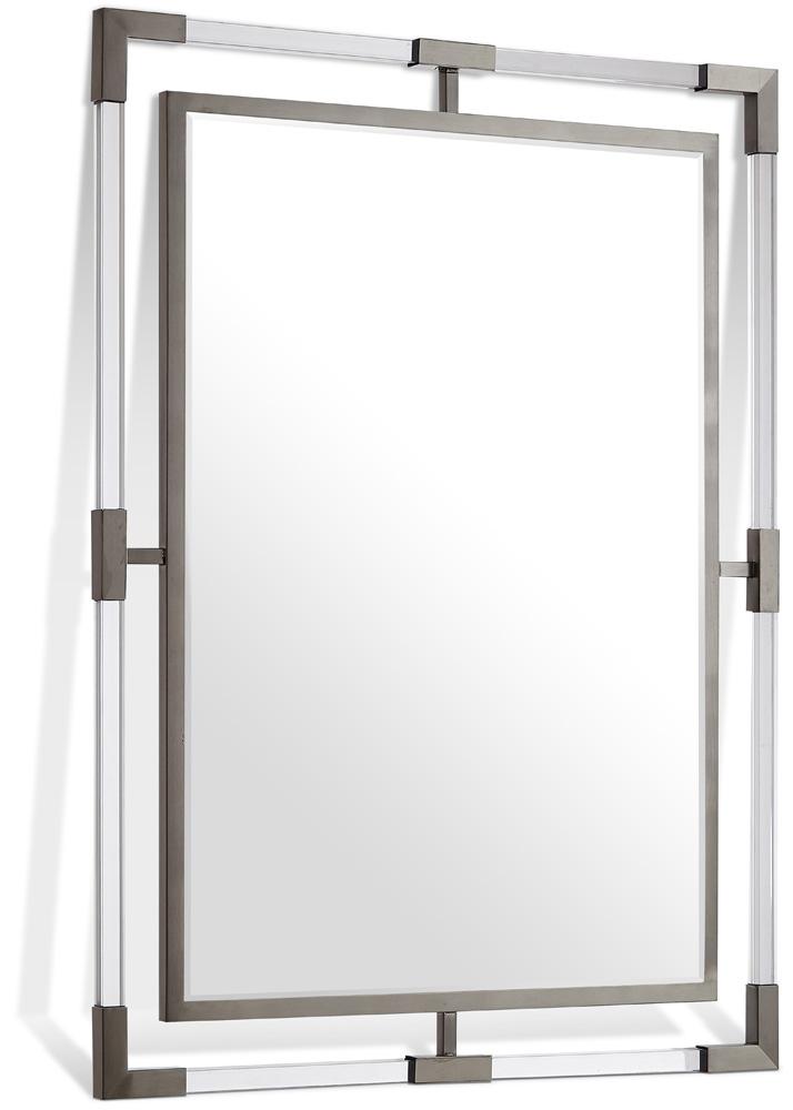 Meridian Furniture - Ghost Chrome Mirror - 452-M veiw 1