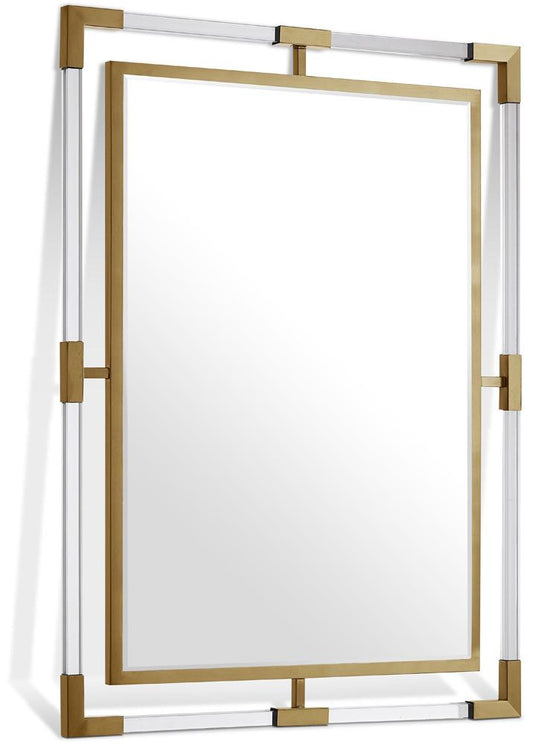 Meridian Furniture - Ghost Gold Mirror - 451-M veiw 1