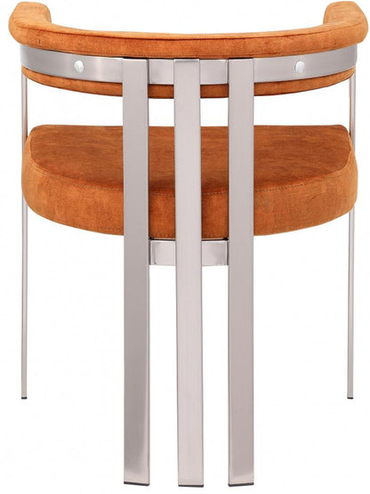 Meridian Furniture - Marcello Cognac Velvet Dining Chair (Set of 2) - 938Cognac-C veiw 2