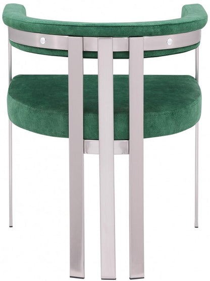 Meridian Furniture - Marcello Green Velvet Dining Chair (Set of 2) - 938Green-C veiw 2