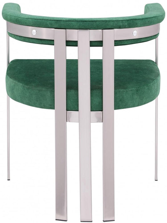 Meridian Furniture - Marcello Green Velvet Dining Chair (Set of 2) - 938Green-C veiw 2