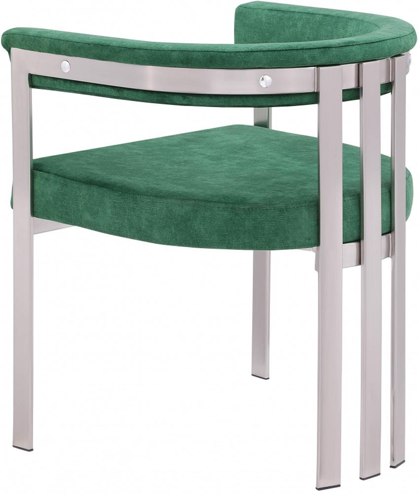 Meridian Furniture - Marcello Green Velvet Dining Chair (Set of 2) - 938Green-C veiw 5