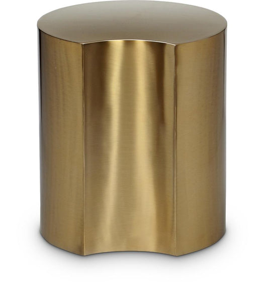 Meridian Furniture - Dimple Gold End Table - 99081Gold-ET20 veiw 1
