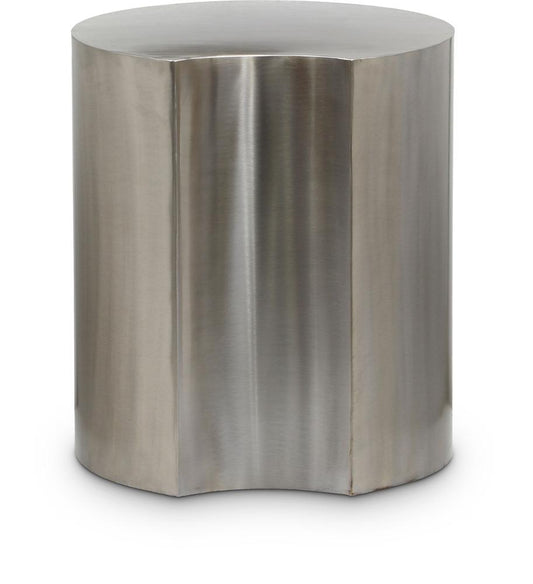 Meridian Furniture - Dimple Silver End Table - 99081Silver-ET20 veiw 1