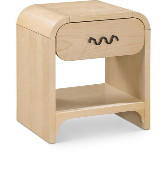 Meridian Furniture - Hayes Natural Night Stand / Side Table - 851Natural-NS veiw 1