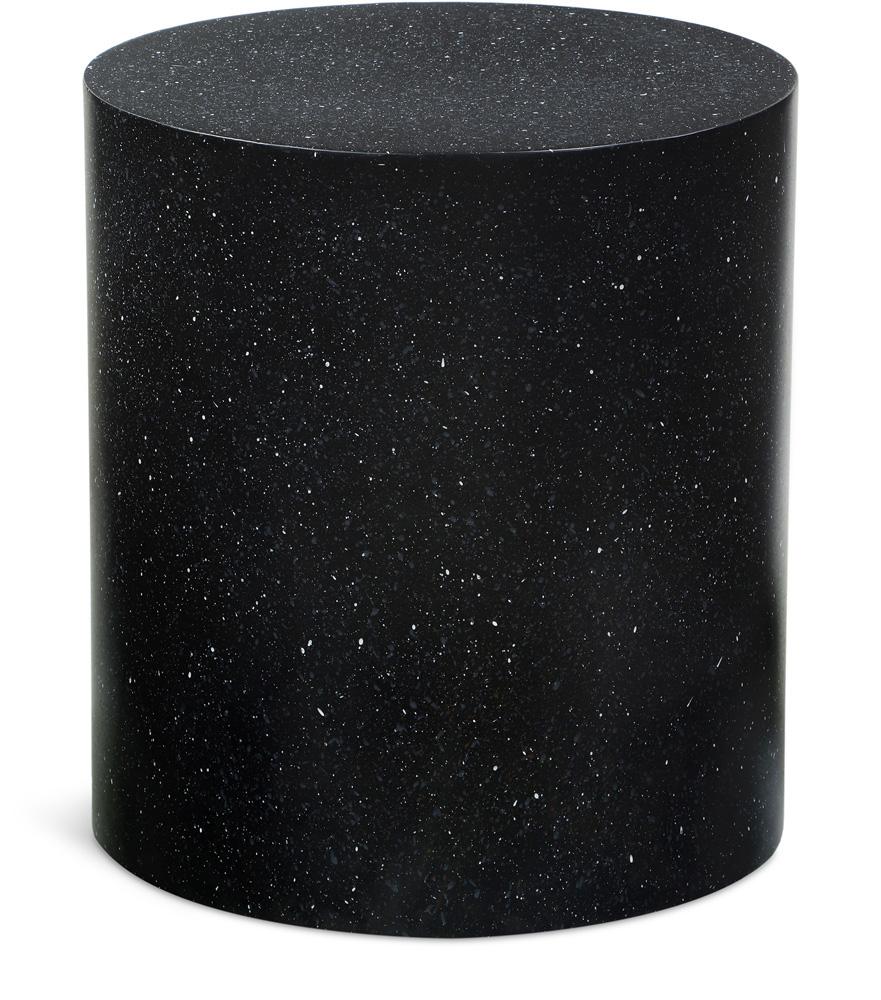 Meridian Furniture - Terrazo End Table - 237Black-E veiw 1