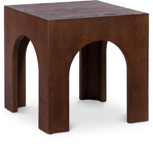 Meridian Furniture - Arch Brown End Table - 273Brown-E veiw 1