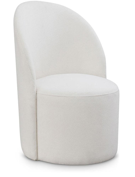 Meridian Furniture - Hautely Cream Boucle Fabric Accent Chair - 528Cream veiw 1