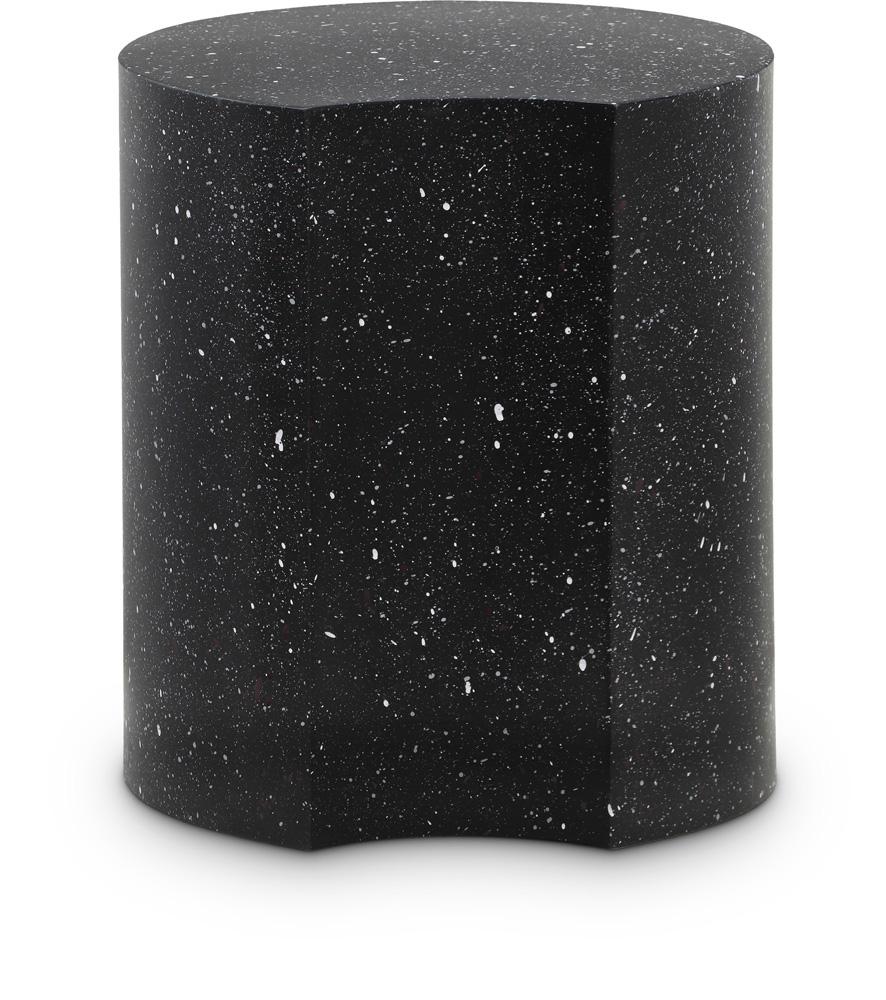 Meridian Furniture - Dimple Black End Table - 99084Black-ET20 veiw 1