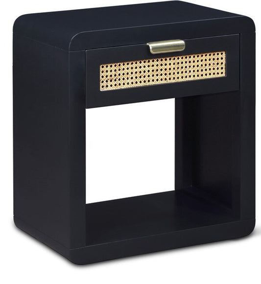 Meridian Furniture - Langham Black Night Stand - 850Black-NS veiw 1