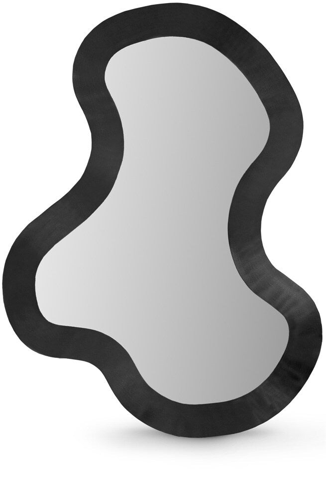 Meridian Furniture - Oblique Mirror - 440Black-38M veiw 1