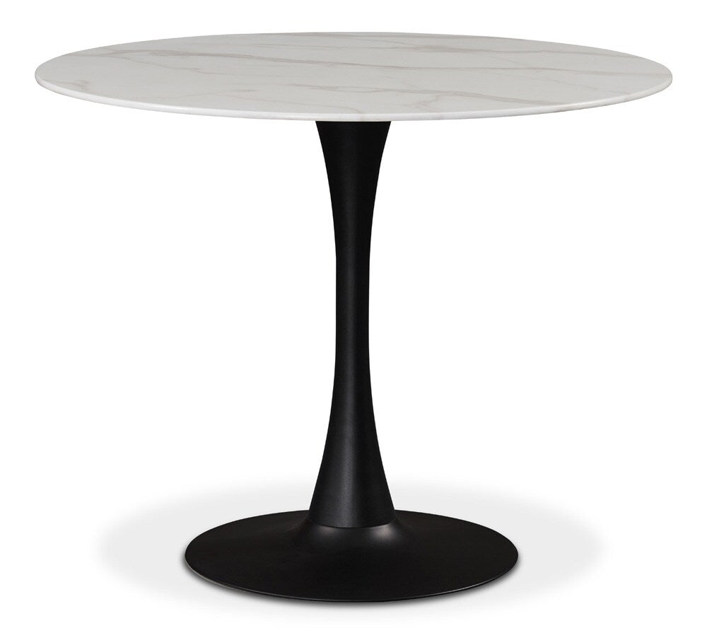 Meridian Furniture - Tulip Matte Black Dining Table - 973-T veiw 1