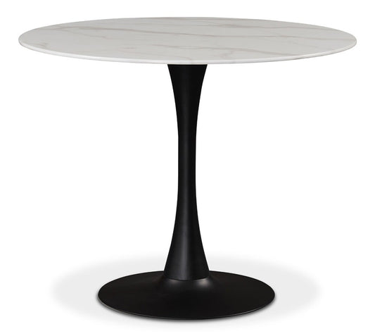 Meridian Furniture - Tulip Matte Black Dining Table - 973-T veiw 1