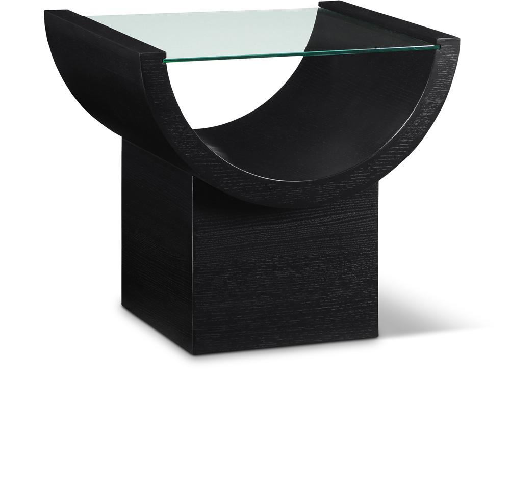 Meridian Furniture - Beverwil Black End Table - 99023Black-ET veiw 1