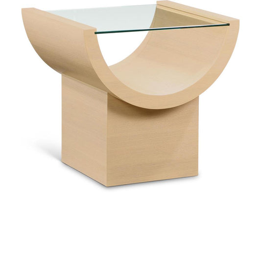 Meridian Furniture - Beverwil Natural Oak End Table - 99023Natural-ET veiw 1