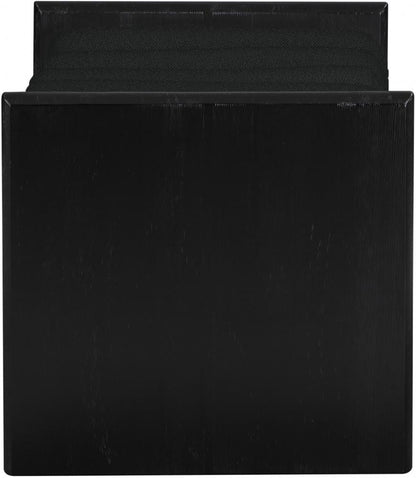 Meridian Furniture - Waverly Black Boucle Fabric Bench - 176Black veiw 3