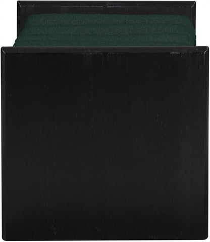 Meridian Furniture - Waverly Green Boucle Fabric Bench - 176Green veiw 5