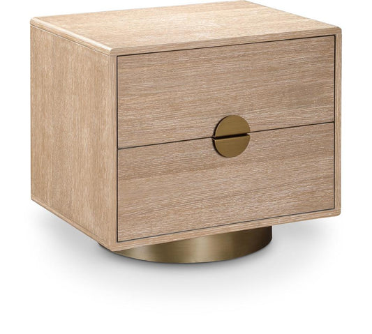 Meridian Furniture - Wade Natural Night Stand / Side Table - 852Natural-NS veiw 1