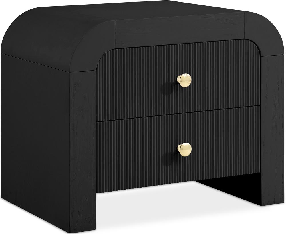 Meridian Furniture - Artisto Black Night Stand - 888Black-NS veiw 1
