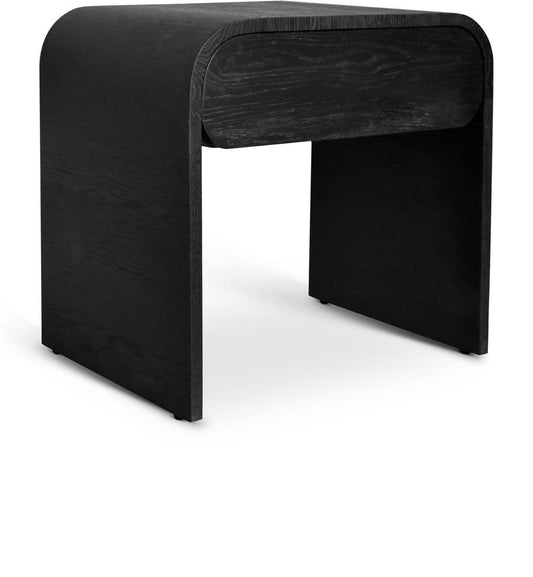 Meridian Furniture - Cresthill Black Oak Night Stand - 861-NS veiw 1