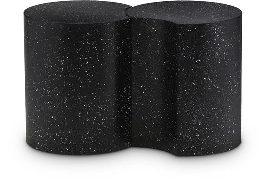 Meridian Furniture - Dimple Black End Table - 2Pc - 99084Black-2A veiw 1