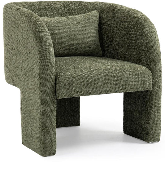 Meridian Furniture - Sawyer Green Chenille Fabric Accent Chair - 493Green veiw 1