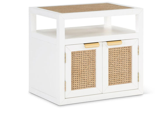 Meridian Furniture - Cole White Night Stand - 797White-NS veiw 1