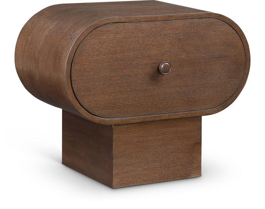Meridian Furniture - Harlow Brown Night Stand - 752Brown-NS veiw 1