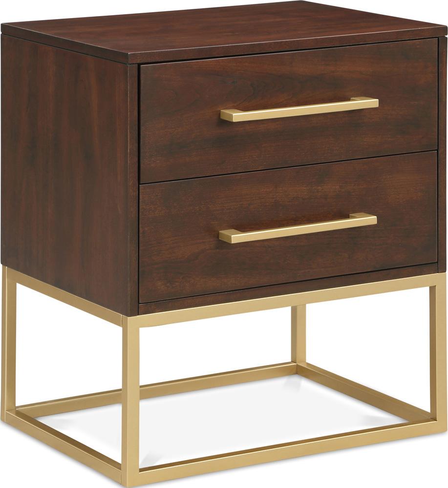 Meridian Furniture - Maxine Brown Night Stand - 848Brown-NS veiw 1