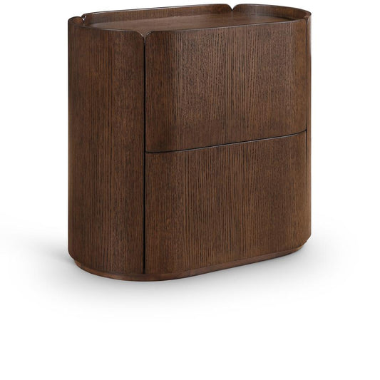 Meridian Furniture - Everett Brown Night Stand - 703Brown-NS veiw 1